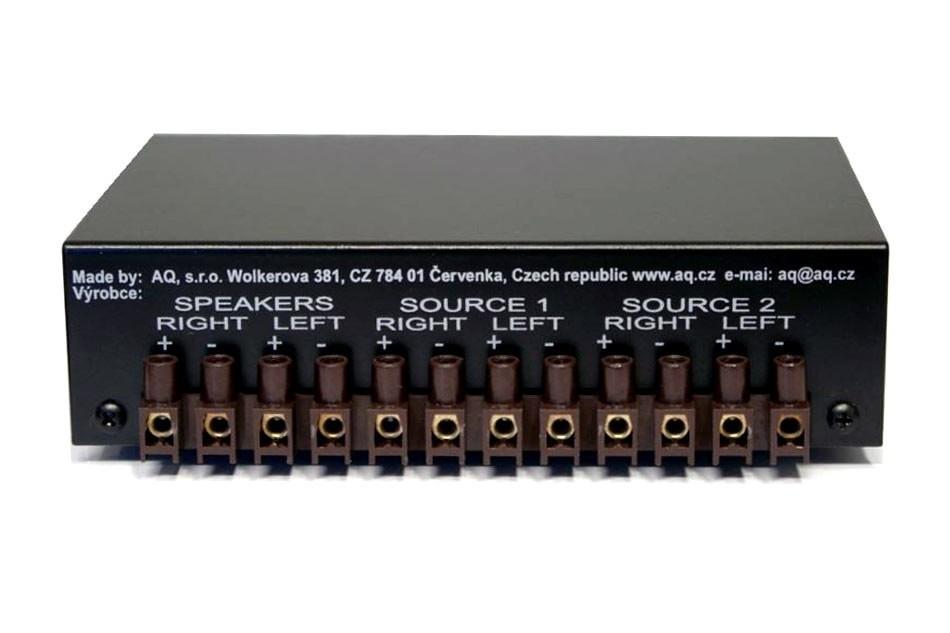 AQ32 Amplifier/speaker Switch, Switching Two Amplifiers To One Pair of Speakers Without Loss of Quality., Acoustique Quality