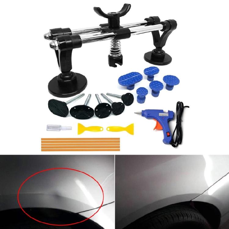 21Pcs Damage Dent Remover Car Dent Repair Kit Dent Removal Tool with Bridge Puller Car Dent Repairing