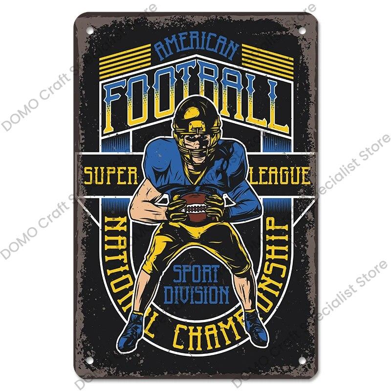 Баскетбол, гольф, футбол, плакат, винтажные металлические таблички, спортивные металлические жестяные пластины, бар, паб, тренажерный зал, украшение на стену дома