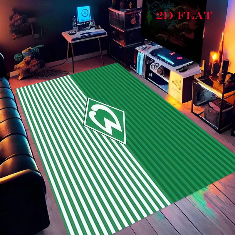 SV Werder Bremen Carpet Rug for Living Room Bedroom Home Sofa Decoration,Kids play Nonslip Floor Mat