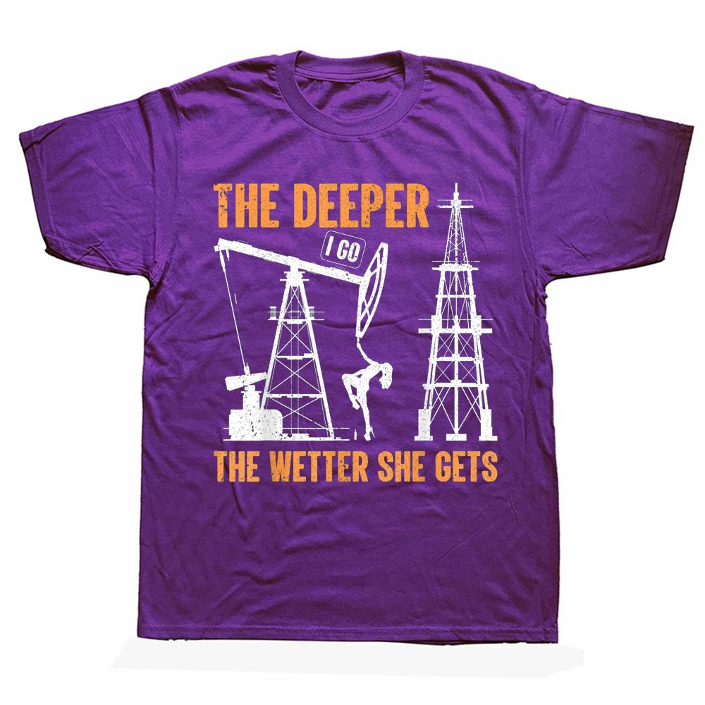 Новинка, футболки для нефтяников, буровых установок, образ жизни, уличная одежда, подарки на день рождения с короткими рукавами, летняя стильная футболка унисекс