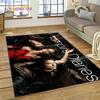 3D Новейший Ковер Ковер Дневники вампира Дэймон Сальваторе для гостиной спальни домашнего декора, Нескользящее украшение для дивана, Придверный коврик