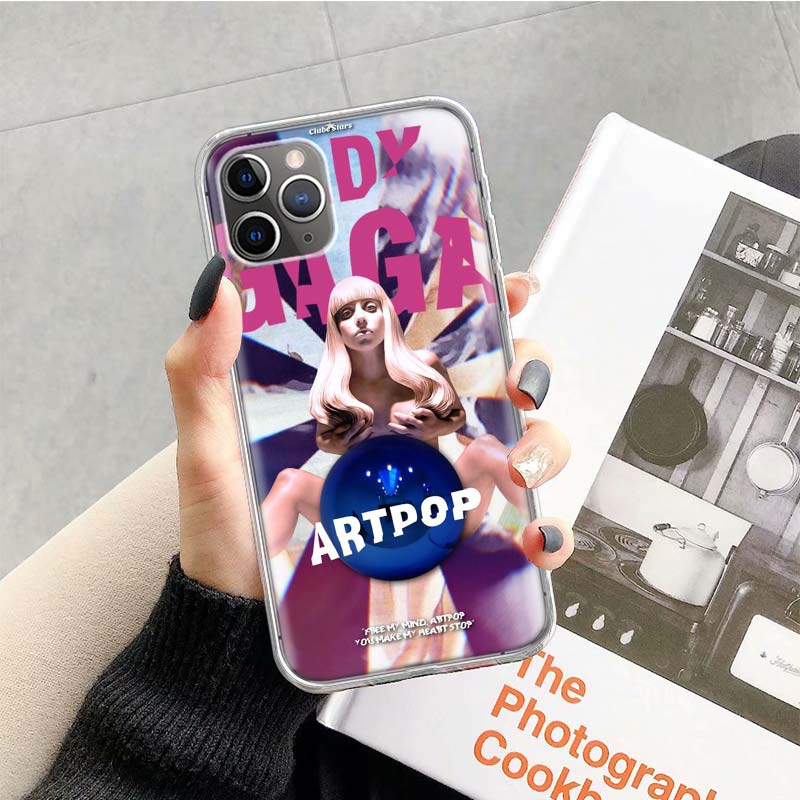 lady gaga singer Phone Case For Apple iPhone 17 Air 16 15 Plus 14 + 13 Mini 12 11 Pro Max 7 8 SE 16Max Soft Shell Cover Coque 17