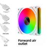 12 см RGB LED ультра-тихий вентилятор охлаждения корпуса настольного компьютера