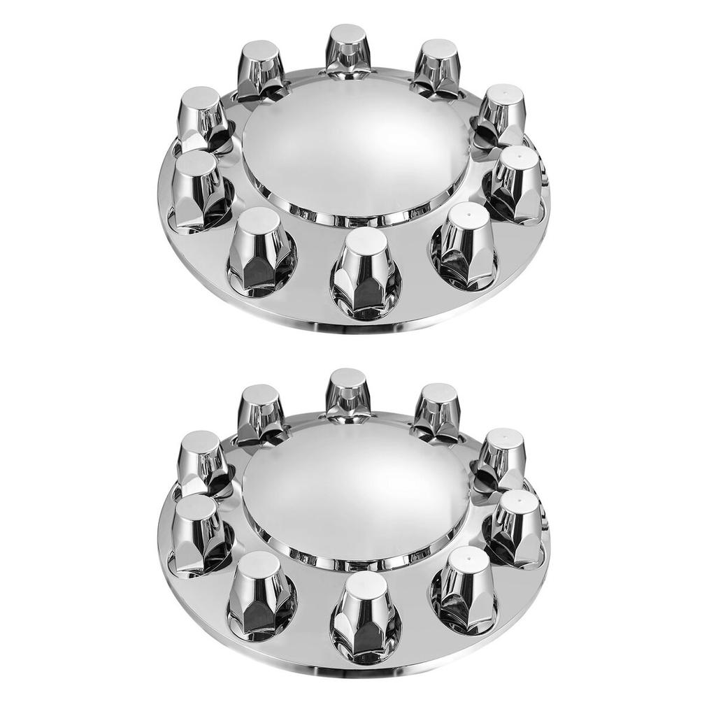 Front Axle Cover Combo Kit ABS Lug Nut Covers with Nut Cover Tools