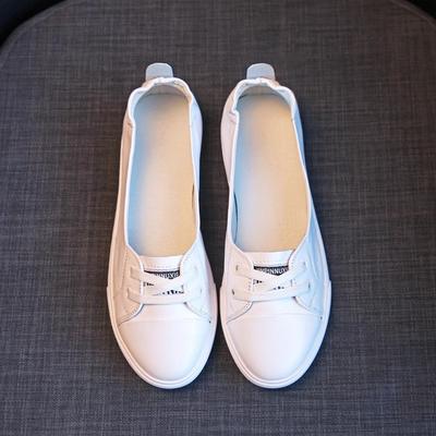 Женские туфли-лодочки, тонкие новые туфли, женские универсальные туфли на плоской подошве из мягкой коровьей кожи, летние дышащие