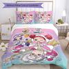 3pcs DoReMi2 Design Cover Set - HD Printed Bedding with 1 Cover and 2 Pillowcases - Perfect for Home and Dorm Decor