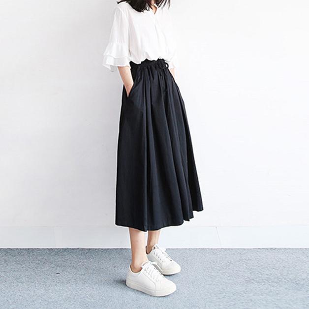 Женские весенние и летние брюки. Женские широкие брюки. Женские повседневные брюки с девятиточечным ремешком хакама.