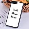 Wife Mamma Boss For iPhone 17 Air 16 Phone Case Cover 15 14 plus 12 13 pro max coque Fundas