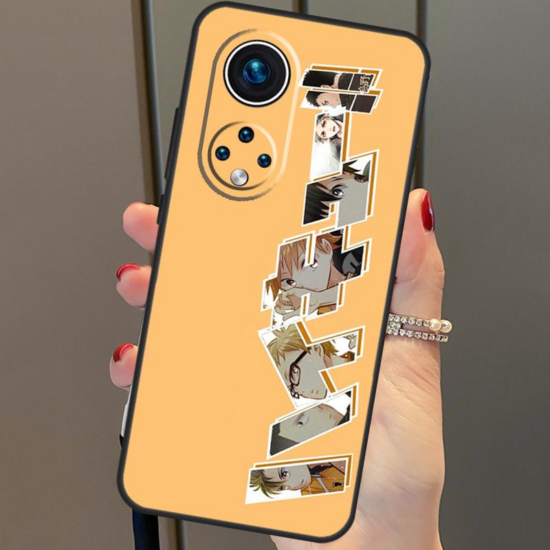 Коллаж Хайкью Карасуно Для Huawei P40 Lite P20 P30 Pro Nova 9 Nova 5T P Smart 2019 Чехол Для Honor 50 8X 9X 10i