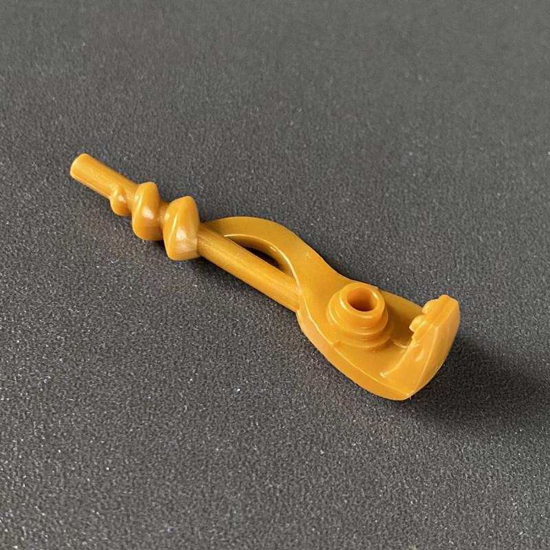 Строительный блок из мелких частиц, миниатюрная трость фантомного ниндзя 98134 28556, трость в виде змеи, скипетр фараона