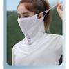 Unisex Ice Silk UV Face Mask, Breathable Full Coverage Neck Gaiter Scarf for Summer Cycling Outdoor Sun Protection