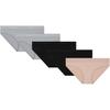 Logo Low Rise Slim Fit Briefs 5 Pack Women Underwear QP3284O-5EH