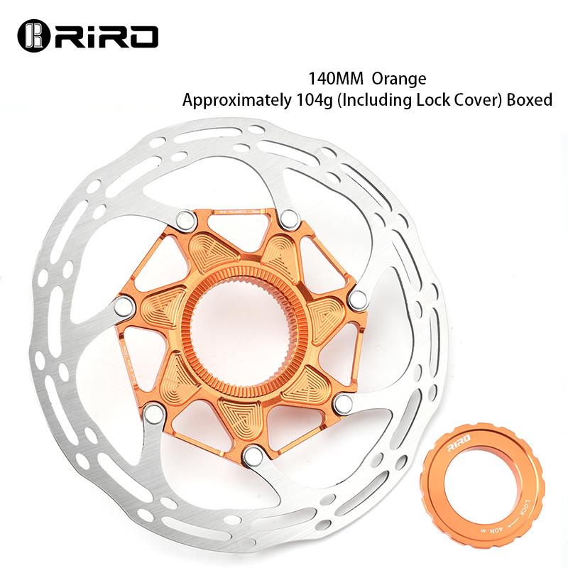 RIRO Center Lock Bike Disc 140MM 160MM Brake Rotor Floating Structure Disc High Strength Heat- dissipation Bike Brake Rotor