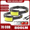COB Headlamp Rechargeable Head Flashlight Portable Head Lights Camping Lantern Waterproof Fishing Cycling Hiking Headlamp