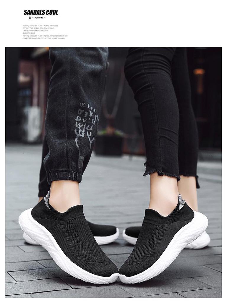 Женские летние и осенние дышащие сетчатые спортивные кроссовки Flying Mesh — легкие, удобные, повседневные, без застежек