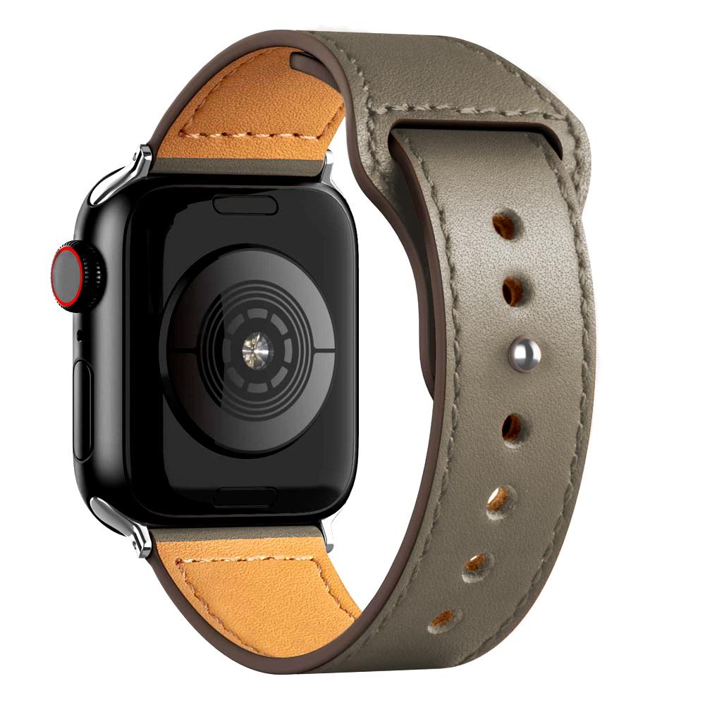Leather strap For Apple watch band 44mm 45mm 49mm 40mm 42mm 46mm wristband correa bracelet iWatch series 8 9 10 11 SE 7 Ultra 3
