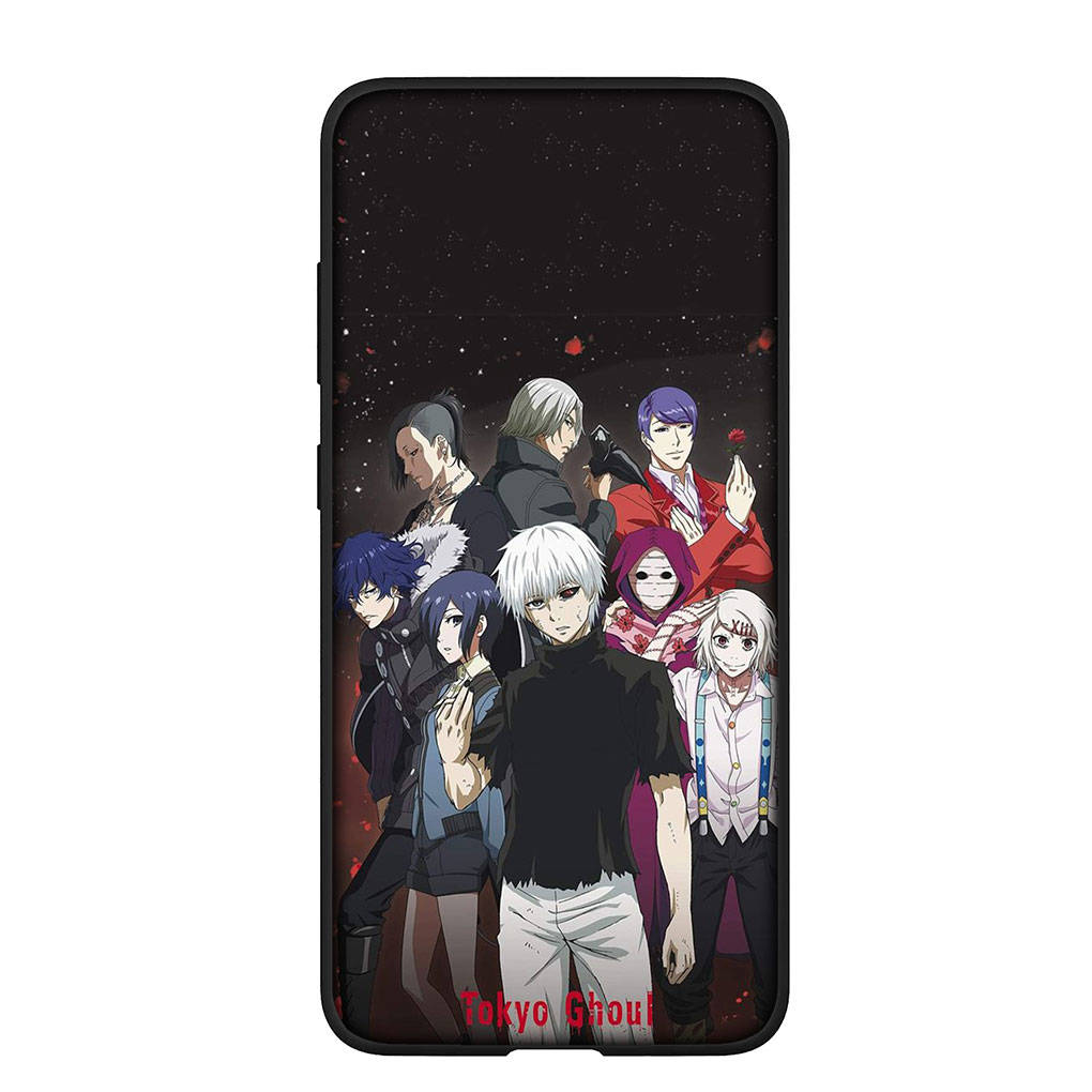 Чехол для телефона Samsung Galaxy S25 S24 S23 iPhone 16 15 Xiaomi Redmi Note 14 13 12 16E X 11 Pro Max 14C OPPO Moto Huawei Cartoon Tokyo Ghoul Cute Cover