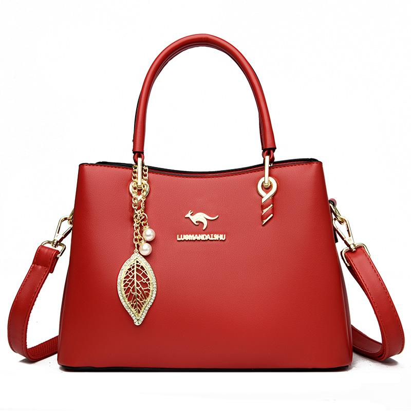 PU Leather Bags for New Ladies of Luxury Large Women's Bag Square Shoulder Bags