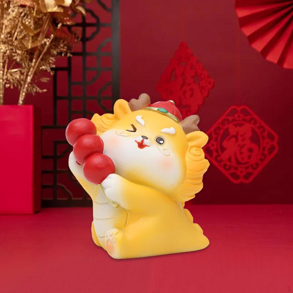 Auspicious Dragon Sculpture: Exquisite Lunar Year Decor for Your Living Space