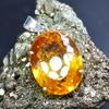 Natural Yellow Topaz Pendant 117.75 Ct 925 Sterling Silver Certified Oval Gems MY-349-K
