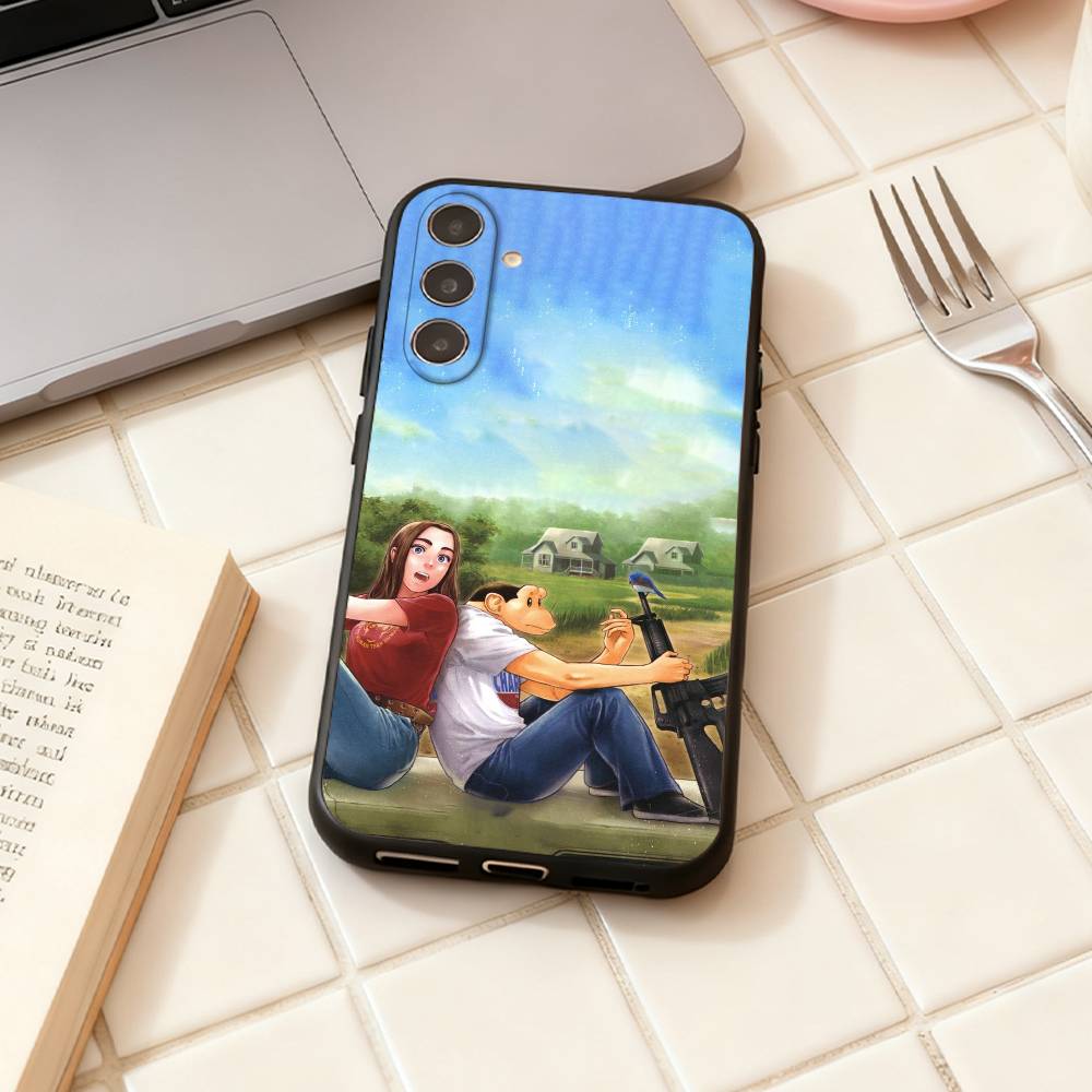 Чехол для телефона T-The Darwin Anime I-Incident для Samsung Galaxy A73, A72, A71, A70, A53, A52, A51, Других Мягкий Черный Корпус
