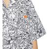 adidas Originals Trefoil SS22 Повседневная рубашка с короткими рукавами с принтом Мужские топы Белые HR6450