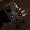 Glitter Black Flower Apple 15promax Mobile Phone Case 16 Suitable for Iphone13 Retro Niche 11 Soft Set 12