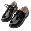 Spring and Autumn Children's Leather Shoes with Black and White British Student Single Shoes Boys Show Shoes for Children