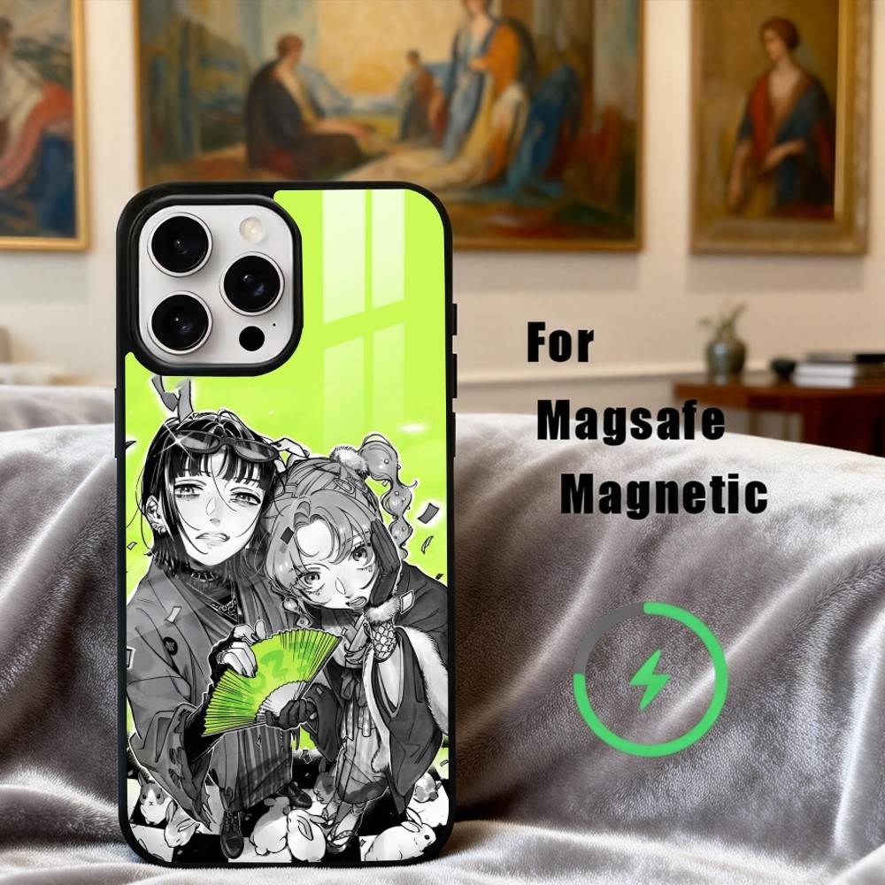 A-Aya O-Osawa M-Mitsuki Koga MitsuAya Чехол для телефона для iPhone17,16,15,14,13,12,11 Plus, С крышкой для магнитной беспроводной зарядки