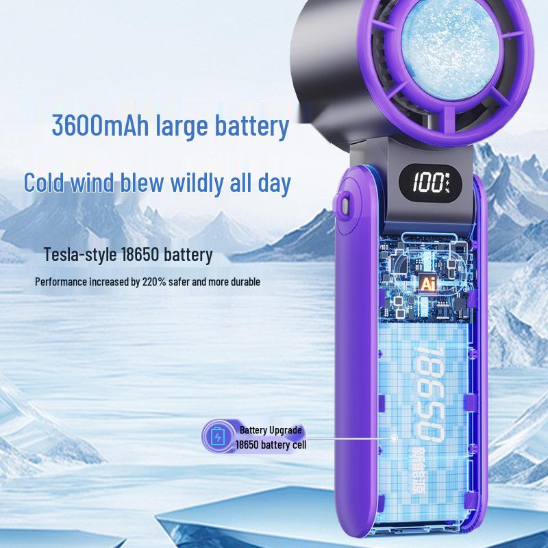 2025 High-Speed Handheld USB Cooling Fan - Portable Outdoor Electric Turbine