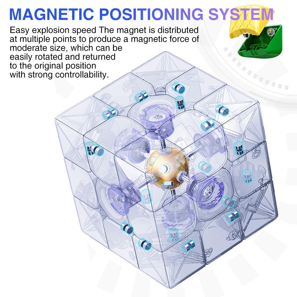 Moyu Super Rs3m 3x3 Magic Cube Магнитная левитация Шарик позиционирования вала Магнитный скоростной куб Игрушка-головоломка для соревнований