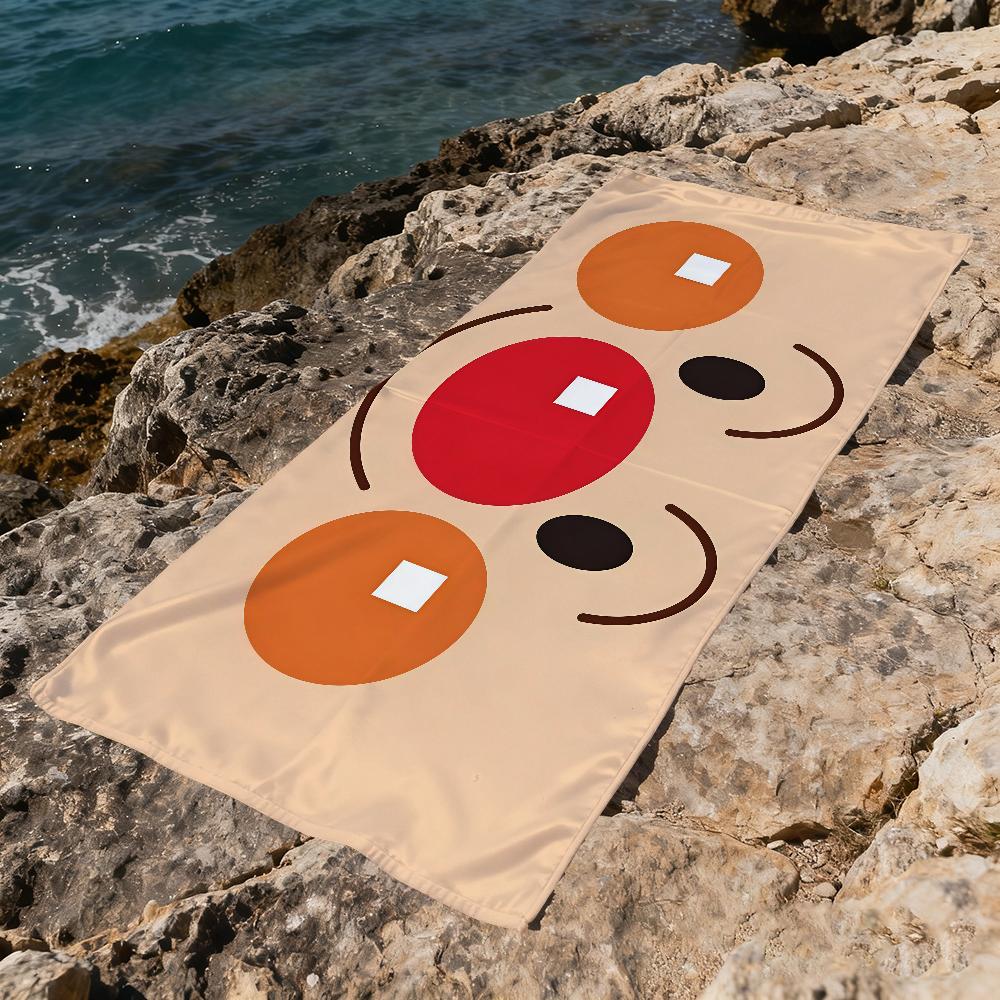 Cartoon A-Anpanman-S cute Towel Large Quick-Drying Microfiber soft Beach Towel for Travel Fitness Sauna Bathing Camping