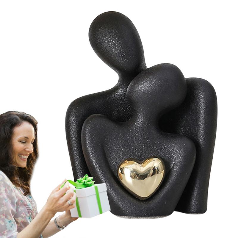 N-ордик Декоративная Абстрактная Статуэтка Пары Современное Украшение Дома Скульптура Керамическая Фигурка Фигурки Гостиная Поделки Орнаменты