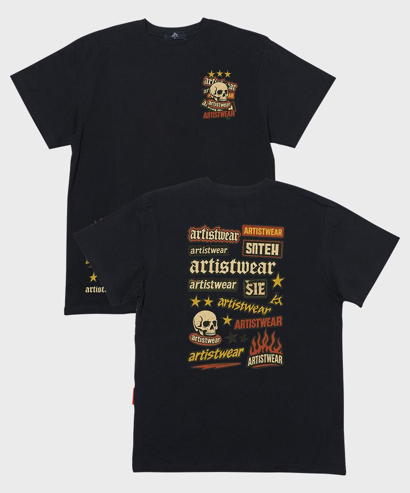 ARTISTWEAR [Atw] Sticker Bomb Short Sleeve T-Shirt