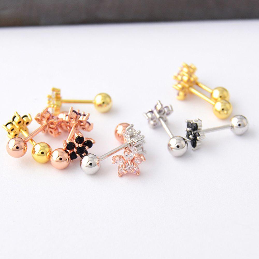 Jewelry Earpiercing Cartilage Flowers Tragus Earrings Cartilage Earrings Ear Studs Stud Earrings