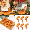 Silicone Faux Grilled Chicken Wings Detailed Artificial Orleans Chicken Wings Ornament for Festival Table Setting