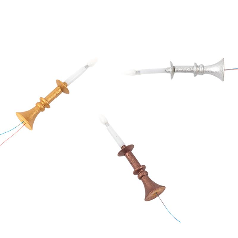 Миниатюрный кукольный домик, свеча, настольная лампа, мини светодиодное освещение, украшение для дома, кукольная мебель, игрушка, может быть ярким