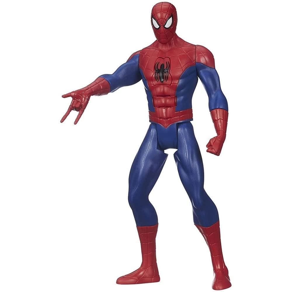 Marvel Ultimate Web Warriors Titan Hero Tech Электронная фигурка Человек-паук Человек-паук 12 дюймов [Предмет]