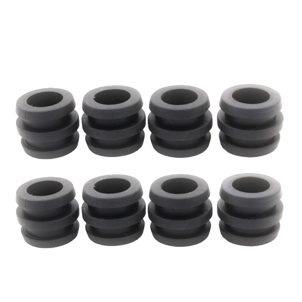 10Pcs/Set 16mm Foosball Table Rod Bumpers Buffer For Soccer Football Black