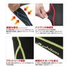 Phiten Sports Sleeves X30 for 2 Calf Calf and 3 the Japan Badminton Association Feet, Pieces, Sleeves, Support, Men's Women's, Sizes/4 Colors,