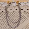 Party Tassels Rivet Chunky Stud Blouse Chain Jewellery Necklace Brooch Tip Collar Pin Spike