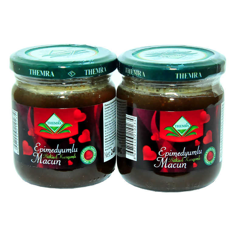 Themra Травяная паста - Премиальная растительная смесь с медом и женьшенем (240 г x 2 коробки)