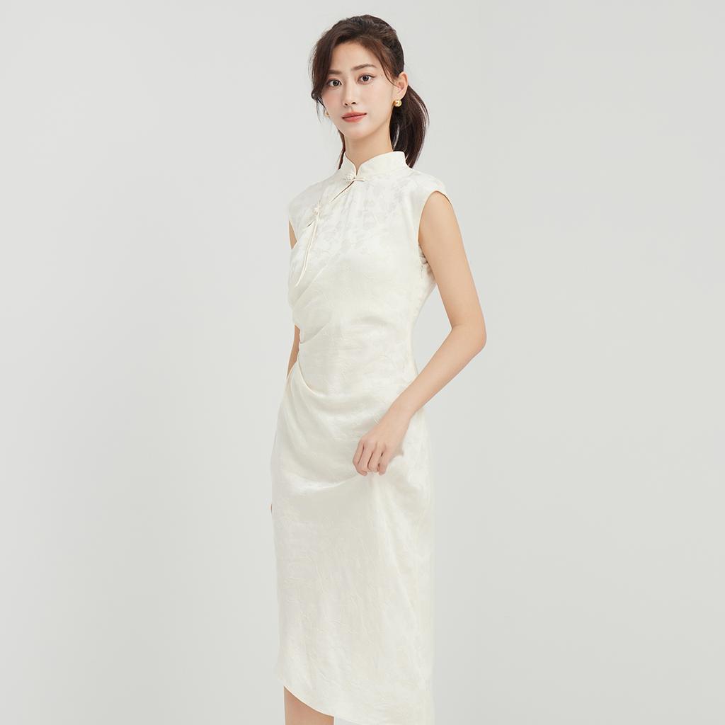 New Chinese Style Sleeveless Dress for Women