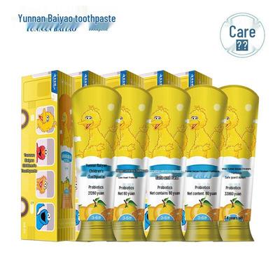 Зубная паста Yunnan Baiyao Probiotic для детей, апельсиновый вкус