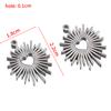 5pcs Stainless Steel Bohemian Launch Pendants for Necklace Love Heart Charms DIY Jewelry Making Supplies