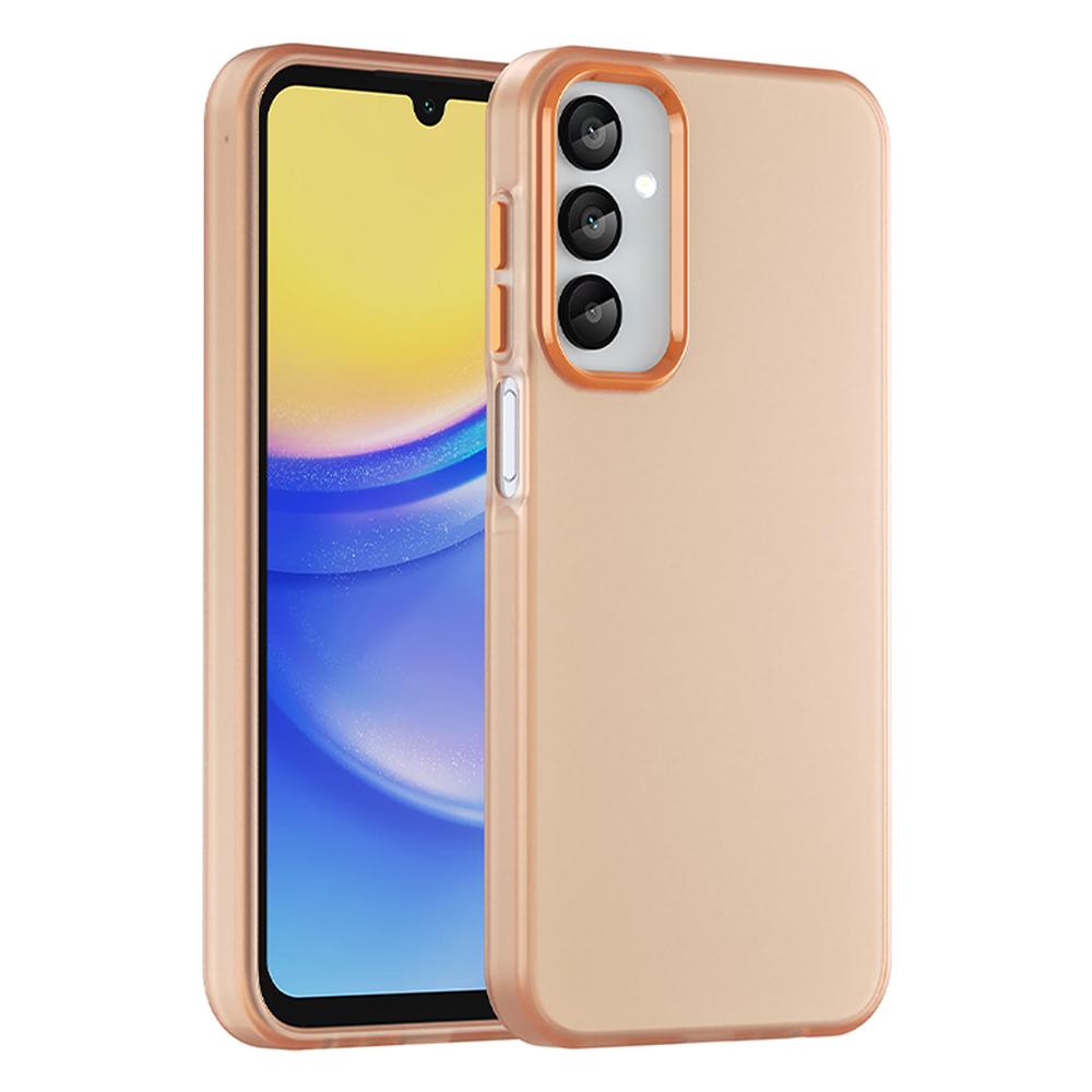 For Samsung Galaxy A15 4G/A15 5G Case TPU+PC Phone Back Cover Matte Translucent Design