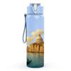 1PC Venice Water City Landscape Art 750ml Color Plastic Sports Water Bottle Leakproof Flip Straw Lid For Sports Office Home Use