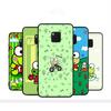 HK19 Lovely Keroppi Black Sofe Case for iPhone 16 15 Plus 14 13 Pro 8 SE XR XS Max P30 Nova 5T Y5P Y6 Y7 Y8P Y9 Realme C30 C33 C31 VIVO Y36 V27