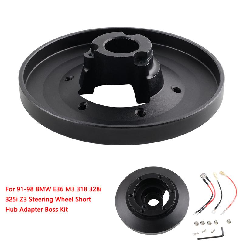 Steering Wheel Short Hub Adapter Boss Kit For 91-98 BMW E36 M3 318 328i 325i Z3 quick release